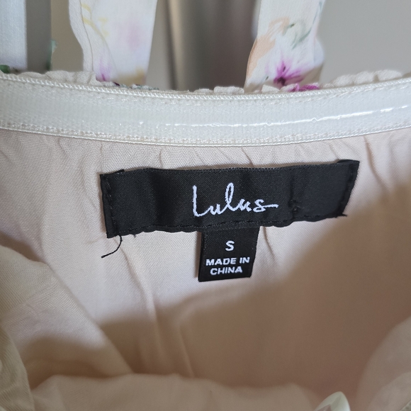 #3 Lulu's Pink Ruffled Off-Shoulder Sundress - Picture 8 of 8